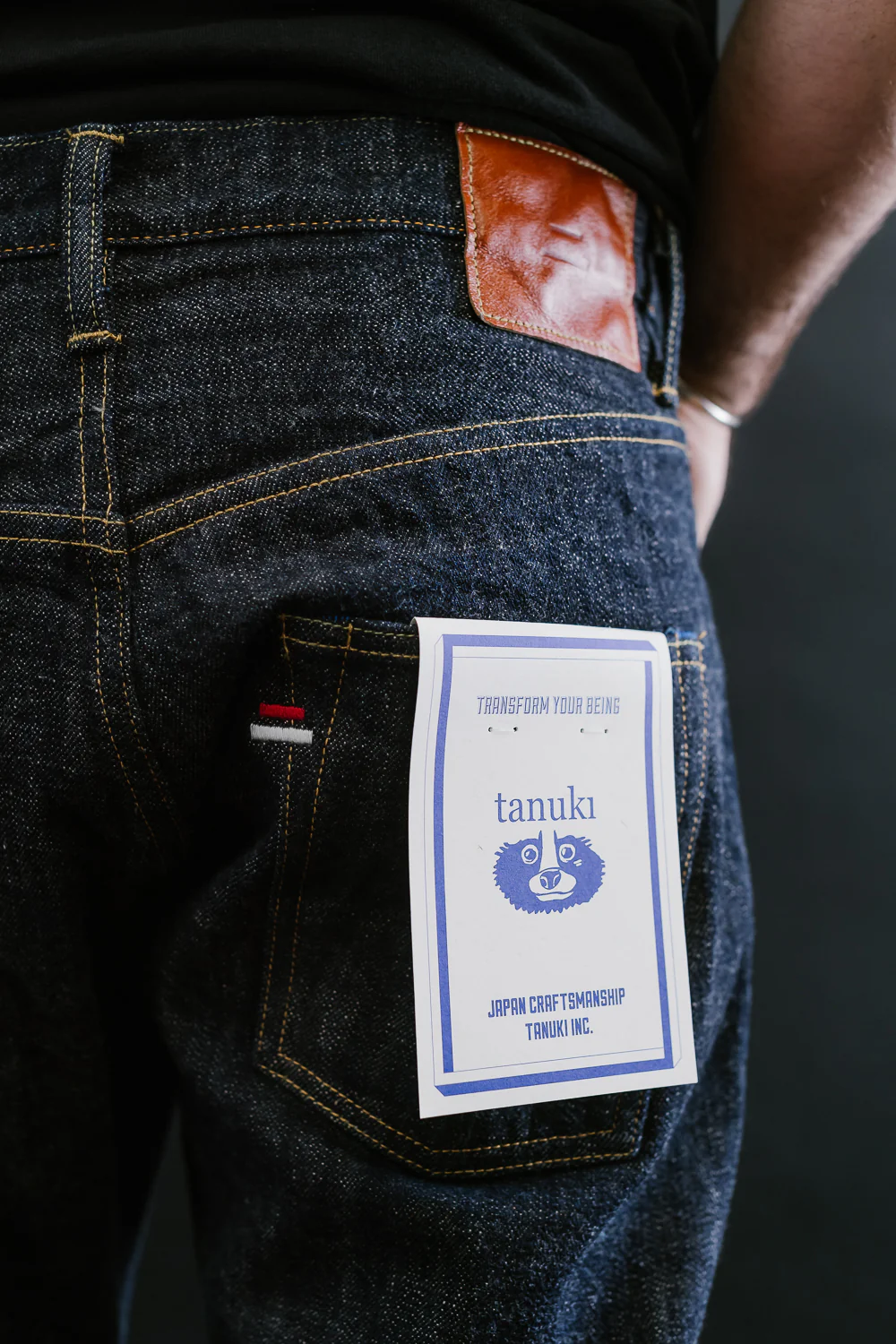 TNK202BE - 14oz "ZETTO" Selvedge High Tapered - Indigo OW - Image 19