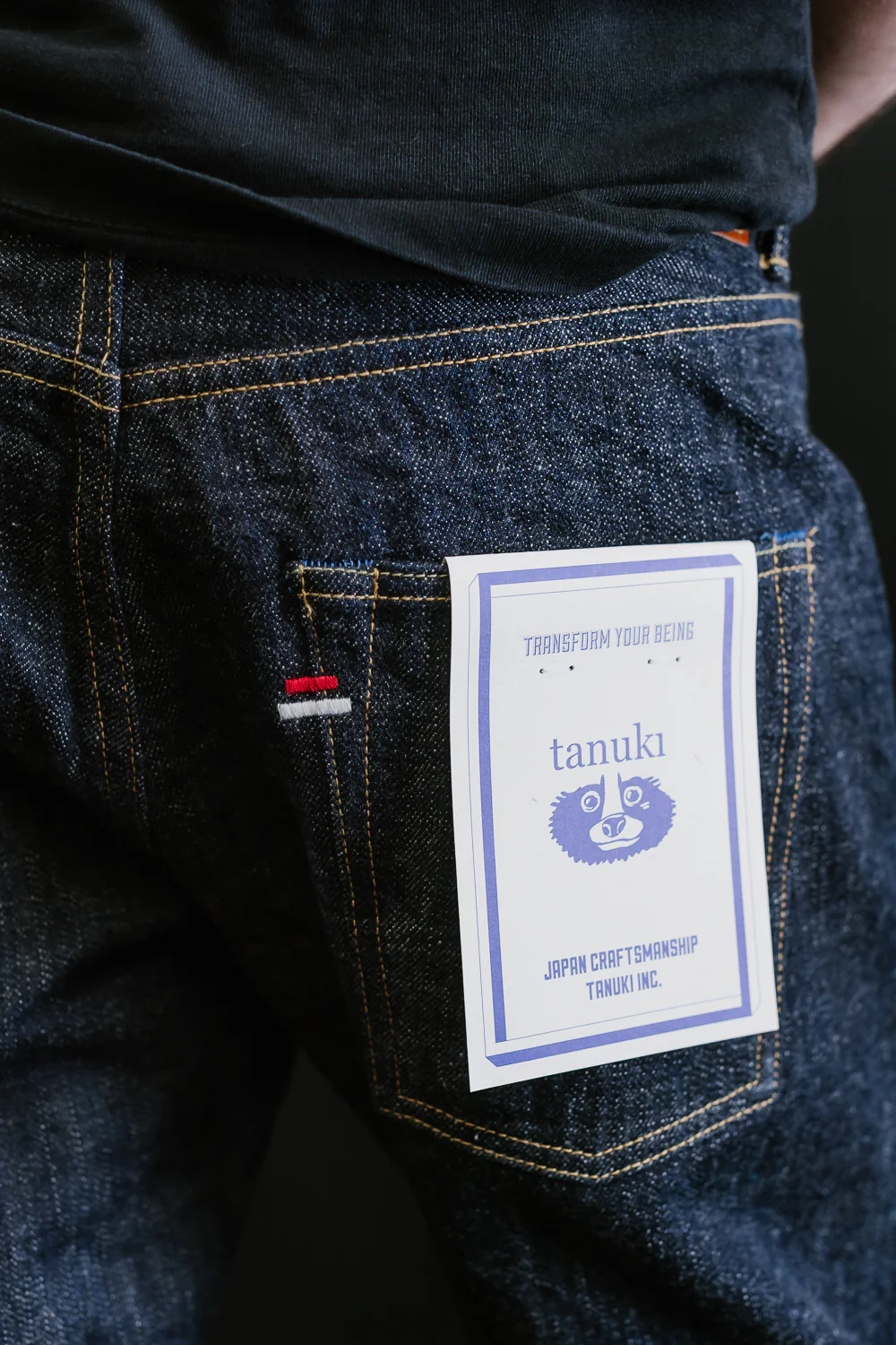 TNK202BE - 14oz "ZETTO" Selvedge High Tapered - Indigo OW - Image 23