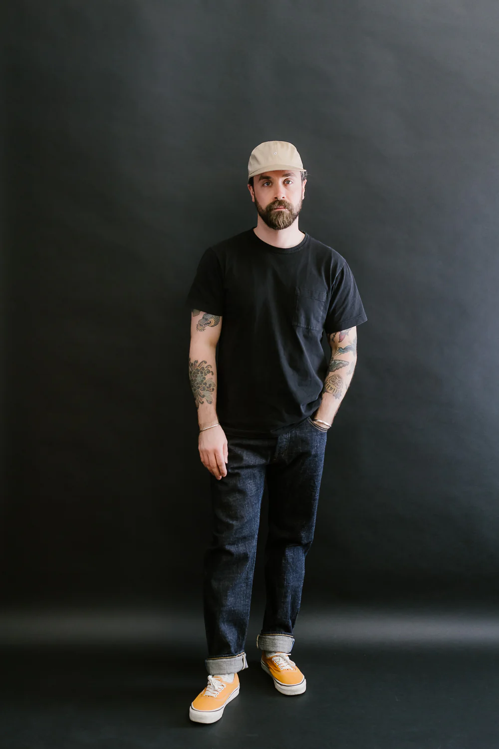 TNK202BE - 14oz "ZETTO" Selvedge High Tapered - Indigo OW - Image 7