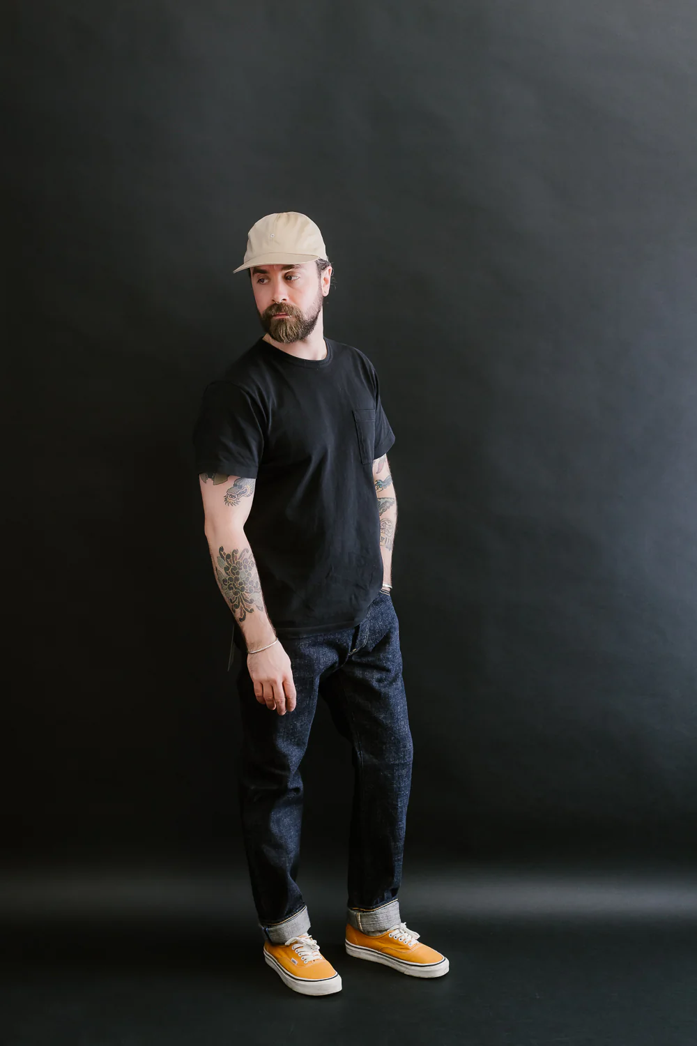 TNK202BE - 14oz "ZETTO" Selvedge High Tapered - Indigo OW - Image 8