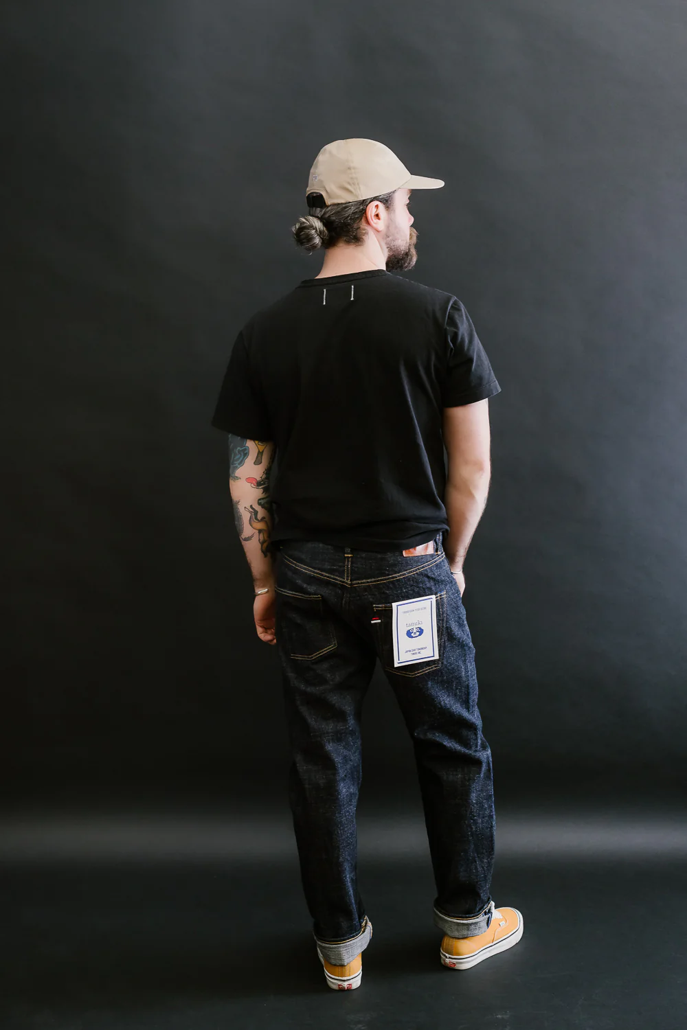 TNK202BE - 14oz "ZETTO" Selvedge High Tapered - Indigo OW - Image 9